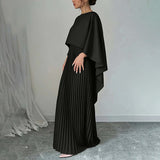 2026 Spring Women's New Solid Color Round Collar Folds To The Waist-To-Body Suit HZ0108