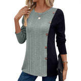2025 New Lady Color Bump Color Button Open Long Version Of The Long Version Of The Coat HZ0108