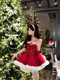 Niulatu Gown Spaghetti Straps Red Christmas Dress Birthday Dresses Birthday Outfits SD1125