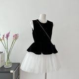 Sexy A line Jewel Neckline Black Short Summer Dress Holiday Party Outfits For Women HZ1214