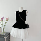 Sexy A line Jewel Neckline Black Short Summer Dress Holiday Party Outfits For Women HZ1214