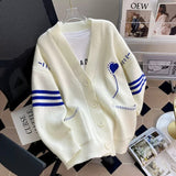 Gentle Lazy Wind Sweater Coat Women's Spring And Autumn Loose Top 2025 New High-End Knitted Open Shirt HZ0108