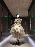 Cute High Low Square Neck Lace Summer 18th Birthday Dress Lolita Dress Birthday Outfits HZ1214