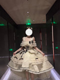 Cute High Low Square Neck Lace Summer 18th Birthday Dress Lolita Dress Birthday Outfits HZ1214