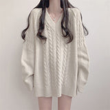 Early Spring And Autumn 2025 New Korean Version Of Loose Striped Outerwear With Knitted Sweater Thin Cardigan Coat Lady HZ0108