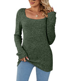 2025 Women's Clothing New Blouse Autumn And Winter Collar Pit Grinding Long Version Of Long-Sleeved Woman HZ0108