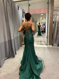Niulatu Mermaid Sleeveless Evening Dress with Slit HZ1007