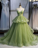 Niulatu Gown, Green Prom Dresses Vintage Prom Dress HZ0113