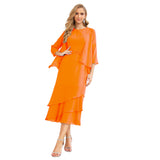 Niulatu Chiffon Spring Mother of The Bride Dresses A-Line Plus Size for Women Formal Prom HZ1007