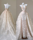 Classy Mermaid Halter Pink Lace Sleeveless Evening Dress Long Prom Dresses HZ1214