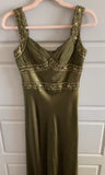 Niulatu Sheath Olive Green Prom Dresses Long Formal Dress HZ0113