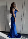 Niulatu Off The Shoulder Mermaid Evening Dress Formal Prom Dress HZ1007