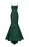 Niulatu Black Spaghetti Straps Mermaid Prom Dress Black Evening Dress HZ1007