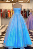 Princess Lilac Straps A-line Long Prom HZ0308