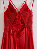 Niulatu Spaghetti Straps Corset Back Prom Dress With HZ1007