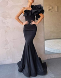 Niulatu shoulder mermaid long prom gown evening gown HZ0113