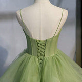 Niulatu Gown, Green Prom Dresses Vintage Prom Dress HZ0113
