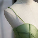 Niulatu Gown, Green Prom Dresses Vintage Prom Dress HZ0113