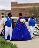 Niulatu Ball Gown Quinceanera Dresses With Cape Prom Dress HZ0113