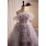 Niulatu Ball Gown Strapless Tulle Sweet 16 Dresses HZ1110
