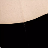 Niulatu A line Off The Shoulder Velvet Black Bridesmaid Dress HZ1110
