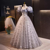 Niulatu Ball Gown Sequin Blue Sweet 16 Dresses HZ1110