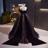 Niulatu Ball Gown Tulle Black Sweet 16 Dresses HZ1110