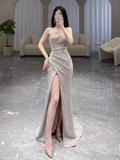 Niulatu Mermaid Strapless Sequin Long Prom Dress HZ1110