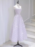 Niulatu A Line Sleeveless Pink Floral Long Prom Dress HZ1110