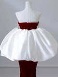 Niulatu Mermaid Strapless Neckline Prom Dress HZ1110