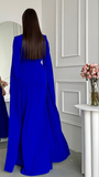 Niulatu Women's Party Evening Dress Royal Blue Long Evening Dress HZ1007