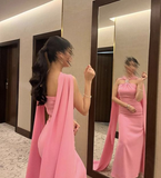 Niulatu Strapless Evening Dress Women Sexy Backless Floor Length Prom Dress HZ1007