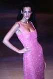 Niulatu Pink Sequins Prom Dress Evening Dress HZ1007