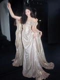 Niulatu Off The Shoulder Mermaid Prom Dress Long Evening Dress HZ1007