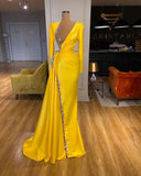 Niulatu evening dress long sleeve evening dress formal wear beaded evening dress HZ1007