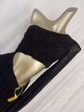 Niulatu Sheath One Shoulder Black Vacation Beach Dress Birthday Dresses SD0015