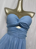 Niulatu A line Sweetheart Blue Vacation Dress Birthday Dresses SD0033