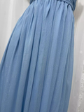 Niulatu A line Sweetheart Blue Vacation Dress Birthday Dresses SD0033