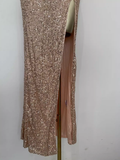 Niulatu Sheath Halter Sequin Vacation Dress Birthday Dresses SD0034