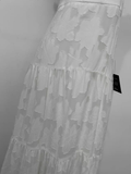 Niulatu A line V neckline Backless Travel Vacation Lace Beach Dress Long Birthday Dresses SD003
