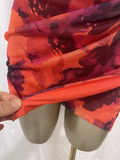 Niulatu Sheath Straps Floral Travel Backless Vacation Dress Short Birthday Dress SD0060
