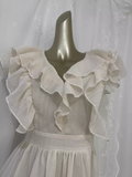 Niulatu A Line Chiffon Vacation Dress Birthday Dresses SD0067