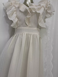Niulatu A Line Chiffon Vacation Dress Birthday Dresses SD0067