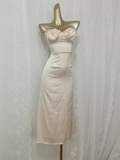 Niulatu Sheath Sweetheart Satin Vacation Dress Birthday Dresses SD0068