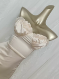 Niulatu Sheath Sweetheart Satin Vacation Dress Birthday Dresses SD0068