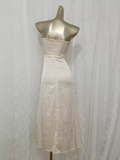 Niulatu Sheath Sweetheart Satin Vacation Dress Birthday Dresses SD0068