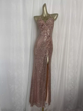 Niulatu Sheath Spaghetti Straps Sequin Long Vacation Dress Birthday Dresses SD0071