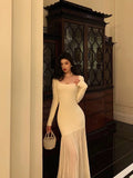 Niulatu Mermaid U Neckline Prom Dresses Birthday Outfits Evening Gown SD1060
