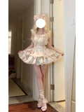 Niulatu Ball Gown Square Neckline Lace Lolita Dress Birthday Dresses Birthday Outfits SD1209