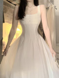 Niulatu A Line Square Neckline Party Dress Holiday Dresses Night Dress Birthday Outfits SD1220
